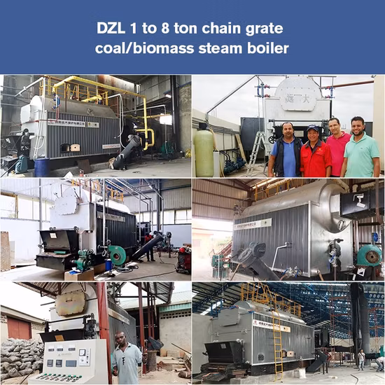 China Herstellerpreis Dzl Dzh Szl 1 bis 40 Tonnen automatischer Kohle-Biomasse-Holzpellet-Chips-Holzscheit-Brennholz-befeuerter Kettenrost-Heizer-Industriedampfkessel zu verkaufen